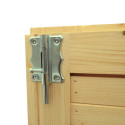 Bertilo Abris de jardin en bois Bois massif Gris 2.20m²