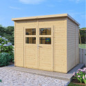 Bertilo Abris de jardin en bois Bois massif Marron 4.3m²