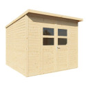 Bertilo Abris de jardin en bois Bois massif Marron 5.8m²