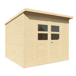 Bertilo Abris de jardin en bois Bois massif Marron 5.8m²