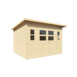 Bertilo Abris de jardin en bois Bois massif Marron 7.1m²