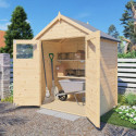 Bertilo Abris de jardin en bois Bois massif Marron 2.1m²