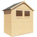 Bertilo Abris de jardin en bois Bois massif Marron 2.1m²