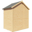 Bertilo Abris de jardin en bois Bois massif Marron 2.1m²
