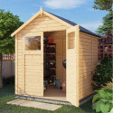 Bertilo Abris de jardin en bois Bois massif Marron 3.1m²