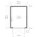 Bertilo Abris de jardin en bois Bois massif Marron 4.3m²
