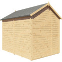 Bertilo Abris de jardin en bois Bois massif Marron 4.3m²