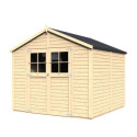 Bertilo Abris de jardin en bois Bois massif Marron 5.8m²