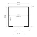 Bertilo Abris de jardin en bois Bois massif Marron 5.8m²