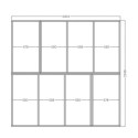 Bertilo Abris de jardin en bois Bois massif Marron 5.8m²