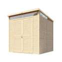 Bertilo Abris de jardin en bois Bois massif Marron 5.3m²