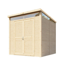 Bertilo Abris de jardin en bois Bois massif Marron 5.3m²