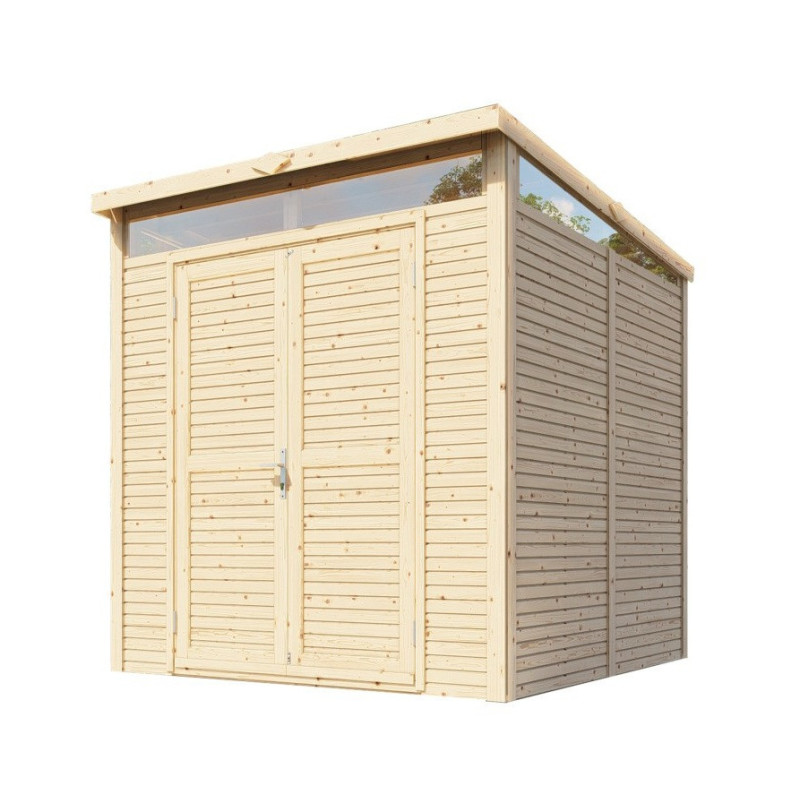Bertilo Abris de jardin en bois Bois massif Marron 5.3m²