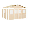 Bertilo Abris de jardin en bois Bois massif Marron 8m²