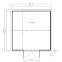 Bertilo Abris de jardin en bois Bois massif Marron 12.1m²