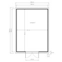 Bertilo Abris de jardin en bois Bois massif Marron 16m²