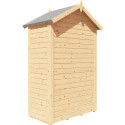 Bertilo Abris de jardin en bois Bois massif Marron