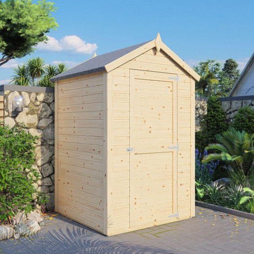 Bertilo Abris de jardin en bois Bois massif Marron 1.5m²