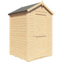 Bertilo Abris de jardin en bois Bois massif Marron 1.5m²