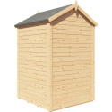 Bertilo Abris de jardin en bois Bois massif Marron 1.5m²