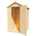 Bertilo Abris de jardin en bois Bois massif Marron 1.5m²