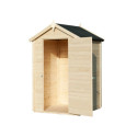 Bertilo Abris de jardin en bois Bois massif Marron 1.5m²