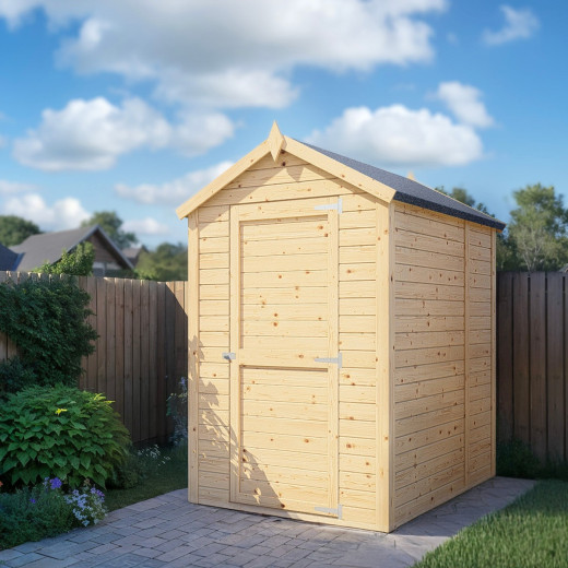 Bertilo Abris de jardin en bois Bois massif Marron 2.20m²