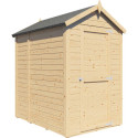 Bertilo Abris de jardin en bois Bois massif Marron 2.20m²