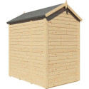 Bertilo Abris de jardin en bois Bois massif Marron 2.20m²
