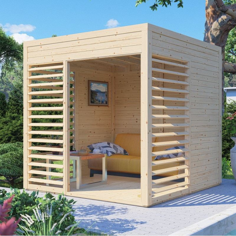 Bertilo Armoire de jardin Bois massif Marron 5.3m²