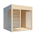 Bertilo Armoire de jardin Bois massif Marron 5.3m²