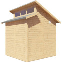 Bertilo Abris de jardin en bois Bois massif Marron 4.2m²