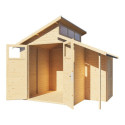 Bertilo Abris de jardin en bois Bois massif Marron 5.8m²