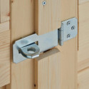 Bertilo Abris de jardin en bois Bois massif Gris 5.8m²