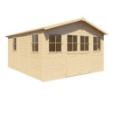 Bertilo Abris de jardin en bois Bois massif Marron 14.3m²