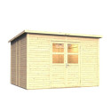 Bertilo Abris de jardin en bois Bois massif Marron 9.7m²