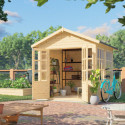 Bertilo Abris de jardin en bois Bois massif Marron 5.3m²