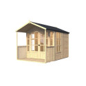 Bertilo Abris de jardin en bois Bois massif Marron 5.9m²