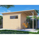 Bertilo Abris de jardin en bois Bois massif Marron 9.5m²