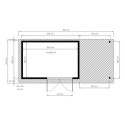 Bertilo Abris de jardin en bois Bois massif Marron 9.5m²
