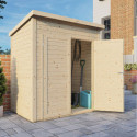 Bertilo Abris de jardin en bois Bois massif Marron 2.20m²