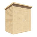 Bertilo Abris de jardin en bois Bois massif Marron 2.20m²