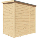 Bertilo Abris de jardin en bois Bois massif Marron 2.20m²