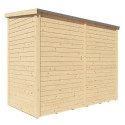 Bertilo Abris de jardin en bois Bois massif Marron 3m²
