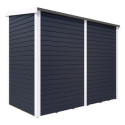 Bertilo Abris de jardin en bois Bois massif Gris 3m²