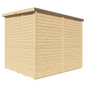 Bertilo Abris de jardin en bois Bois massif Marron 4.3m²