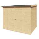 Bertilo Abris de jardin en bois Bois massif Marron 4.3m²