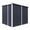 Bertilo Abris de jardin en bois Bois massif Gris 4.3m²