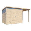 Bertilo Abris de jardin en bois Bois massif Marron 7m²