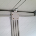 Grosfillex Abri de jardin résine PVC Gris 11.2m²
